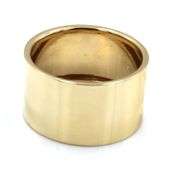 14kt Yellow gold 12.5mm wide band