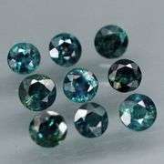 Heated only! 3.14ct blue green Sapphire set