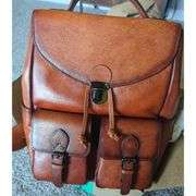 Leather Backpack Grain Italian Leather
