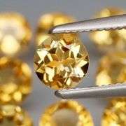 Ravishing 9.48ct top golden eye clean Citrine set