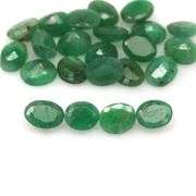 Bright emerald green 7.74ct 23pc Emerald set