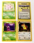 8 Pokémon 1999 1st Edition Trade Cards