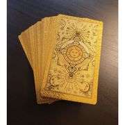 Gold Foil Tarot Cards with Guidebook