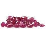 Simply gorgeous 6.93ct reddish pink Ruby set