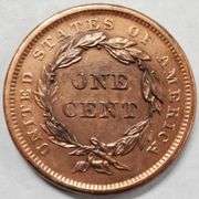 Scarce Uncirculated 1840 Braided Hair Large Cent. Fully struck, lightly cleaned
