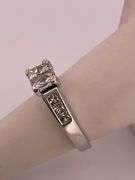 CERTIFIED BRAND NEW 14K WHITE GOLD RING