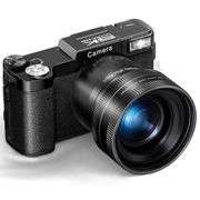 5K 64MP Digital Camera with WiFi and Flip Screen