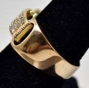 Wonderful 18k Yellow Gold Diamond Ring