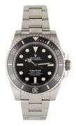 Rolex Submariner No Date 114060, 40mm, Ceramic Bezel, Stainless Steel Men’s Watch