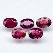Real 1.64ct untreated Ruby set! -Fully translucent!!!