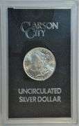 Choice BU 1882-CC Morgan Silver Dollar. Original GSA pack with outer box & cert