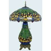 Dragonfly Stained Glass Table Lamp