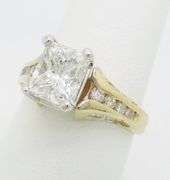 GIA Certified 3.87CTW Earth Mined Diamond Ring