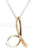 Tiffany & Co D initial pendant on chain