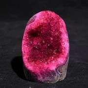 Rose Red Crystal Geode Natural Rock Crystal