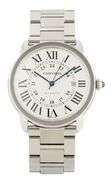 Cartier Ronde Solo XL, 42mm, Silver Dial, Stainless Steel Men’s Watch