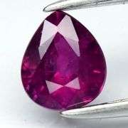 High grade .55ct violet red Winza Ruby -Heated only!