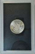 Choice BU 1881-CC Morgan Silver Dollar in GSA pack. Rainbow obv