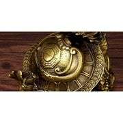 Feng Shui Dragon Tortoise with Yin Yang Bagua