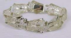 Vintage Sterling Filigree Bracelet, Germany