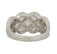 Gabriel & Co. 1.75ctw Diamond Woven Frame Ring in 14K