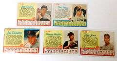5 Post Cereal 1965 Trade Baseball Cards