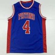 Autographed Joe Dumars Detroit Jersey