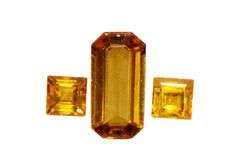 Golden Sapphire Matched Set of 3