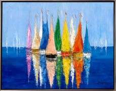 Power Colors on Canvas by Duaiv Duaiv