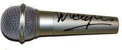 Bob Dylan Autographed Facsimile Signed Microphone