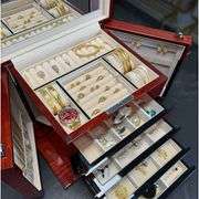 Luxury Rosewood Jewelry Box with Fingerprint Lock