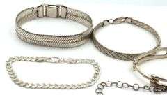 Group lot of 7 bracelet in 925 sterling silver