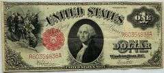 $ 1 Landing Of Columbus Series 1917 US Note.