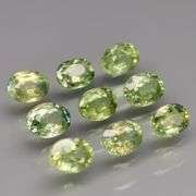 Untreated! Fantastic 2.50ct bright green Sapphire set!
