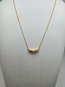 1.48ctw F, VVS1 lab grown diamond with 18" 14k gold pendent