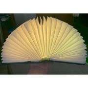 Foldable Book Lamp with Embossed Book Cover