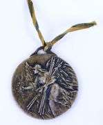 1922 French Bastille Day Medallion with Joan of Arc