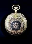 Beautiful 14K Multi-Color Gold Ladies Pocketwatch