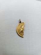 Vintage cut of one Pahlavie gold coin pendant 4 gram
