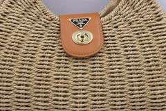 Natural summer beach tote bag