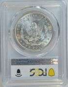Solid white Gem BU 1886 Morgan Silver Dollar. PCGS MS65