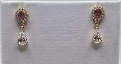 Stunning 14K Gold Lab-Grown Diamond Earrings – Exceptional 1.60 CT