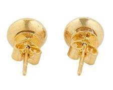 0.75ctw Round Diamond Bezel Set Stud Earrings in 18K