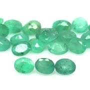 Heavy! Rich green 7.95ct Zambian Emerald set!
