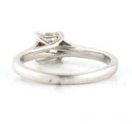 14kt White gold approximate 065ctw princess cut diamond engagement ring