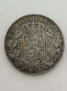 1867 Belgium 5 Francs