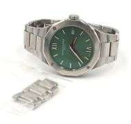 Baume & Mercier Riveria quartz green dial watch