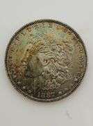 1887 Morgan Silver Dollar, Toned UNC
