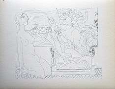 PABLO PICASSO, MODEL KNEELING