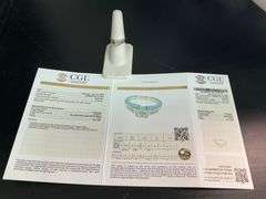 CERTIFIED BRAND NEW 14K WHITE GOLD RING